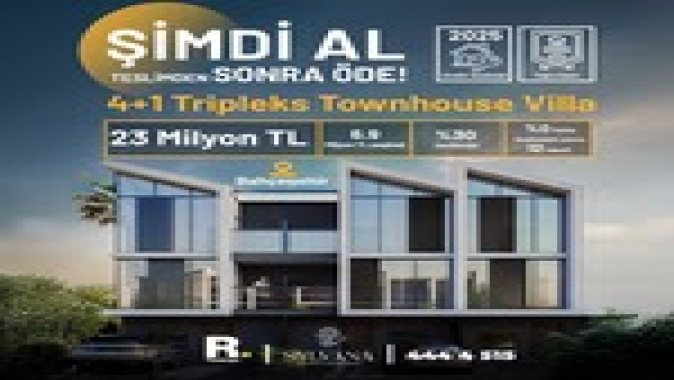 Bahçeşehir’de Ödüllü Townhouse Projesi: Sylvana İstanbul’da Yatırım ve Yaşam Fırsatları Devam Ediyor