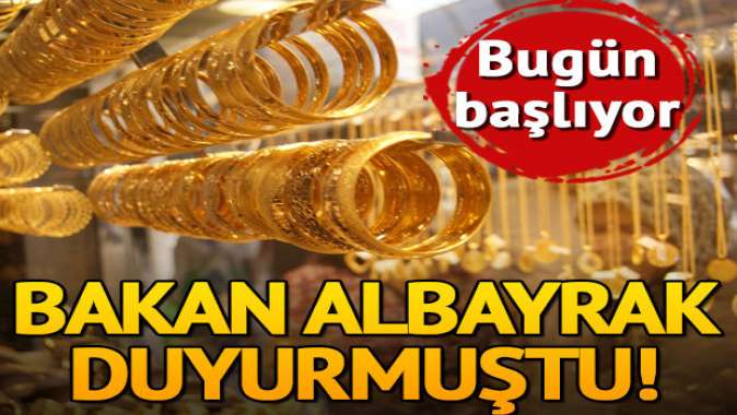 Bakan Albayrak duyurmuştu! Bugün başlıyor...