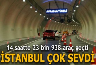 Bakan Arslan: Avrasya Tüneli'nden 23 bin 938 araç geçti