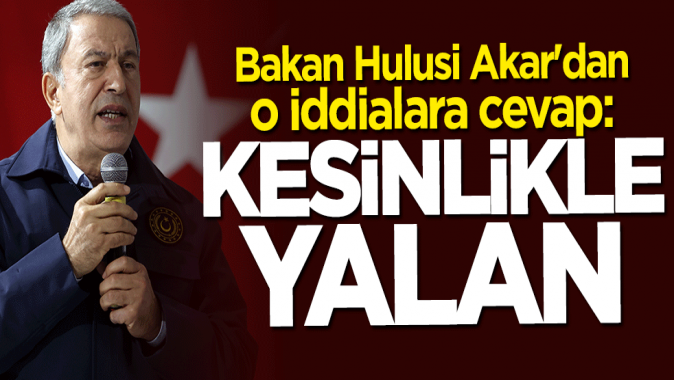 Bakan Hulusi Akardan o iddialara yalanlama