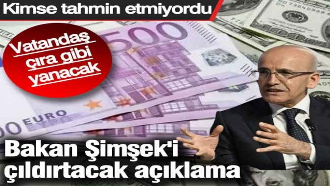 Bakan Şimşek'i çıldırtacak açıklama. Kimse tahmin etmiyordu. Vatandaş çıra gibi yanacak