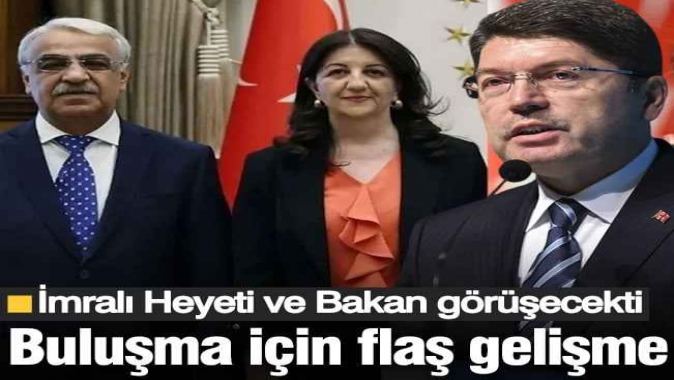 Bakan Tunç ile DEM Parti İmralı Heyeti'nin görüşmesi ertelendi