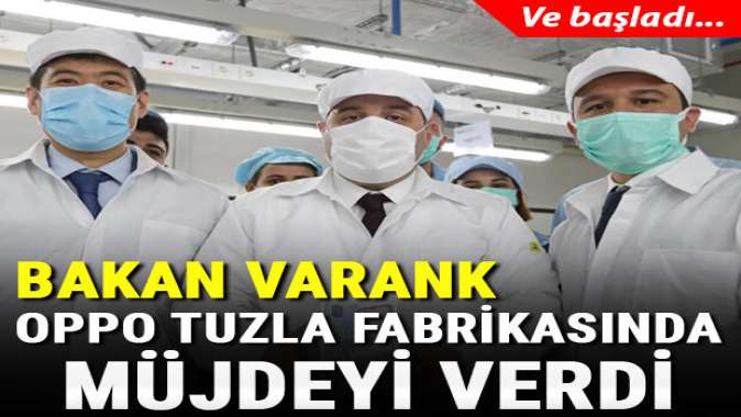 Bakan Varank açıkladı! Opponun Tuzla fabrikasında test üretimi başladı