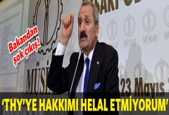 Bakan'dan THY'ye şok çıkış