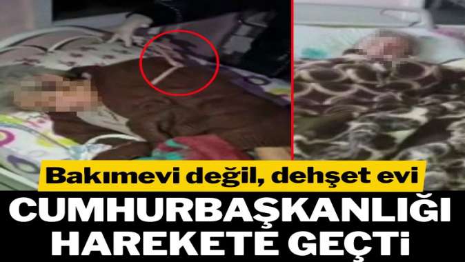 Bakımevinde dehşete düşüren görüntüler! KKTC Cumhurbaşkanlığı harekete geçti