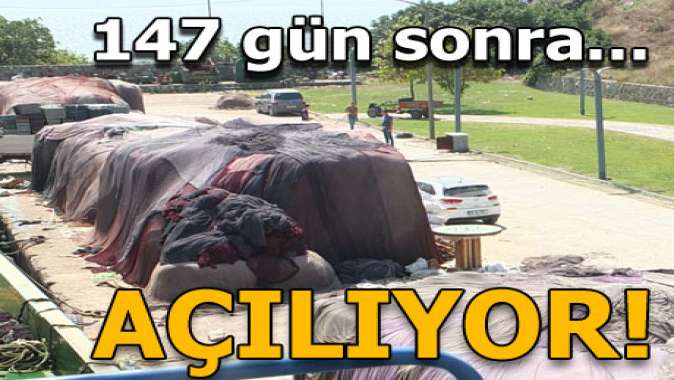 Balıkçıların 147 günlük yasağında son gün