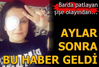Barda şişe patlatan barmene soruşturma