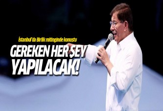 Başbakan Davutoğlu konuşuyor!
