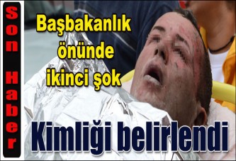 Başbakanlık önünde kendini yaktı