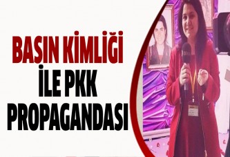 Basın kimliği ile PKK propagandası