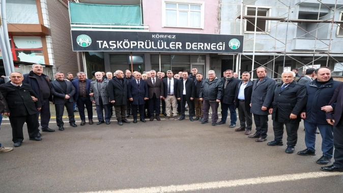 Başkan Büyükakın, Körfez Taşköprülüler’e misafir oldu