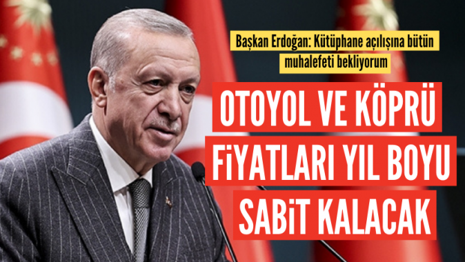 Başkan Erdoğan müjdeyi verdi