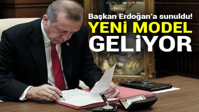 Başkan Erdoğana sunuldu! Yeni model geliyor