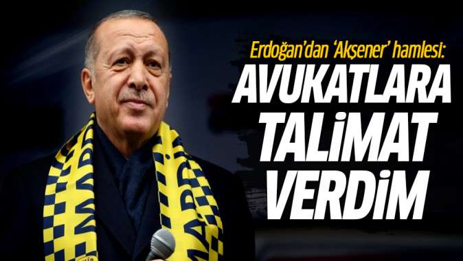 Başkan Erdoğandan Meral Akşenere suç duyurusu