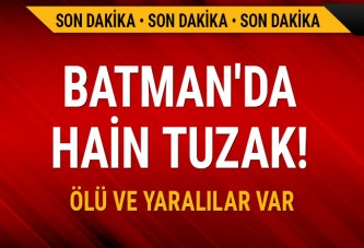 Batman'da teröristlerce yola tuzaklanan el yapımı patlayıcı, sivil bir aracın geçişi sırasında infilak etti