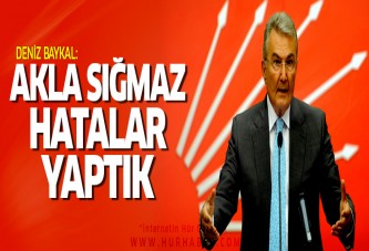 Baykal'dan itiraf: Çok kayıplar yaşadık