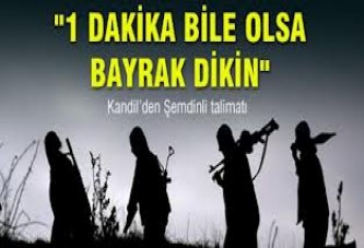 Bayrak elinde kaldı