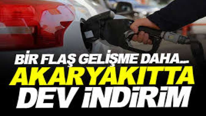 Benzin ve motorin fiyatına yine indirim geliyor! İşte yeni fiyatlar