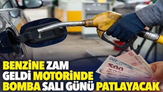 Benzine zamdan sonra motorinde bomba Salı günü patlayacak