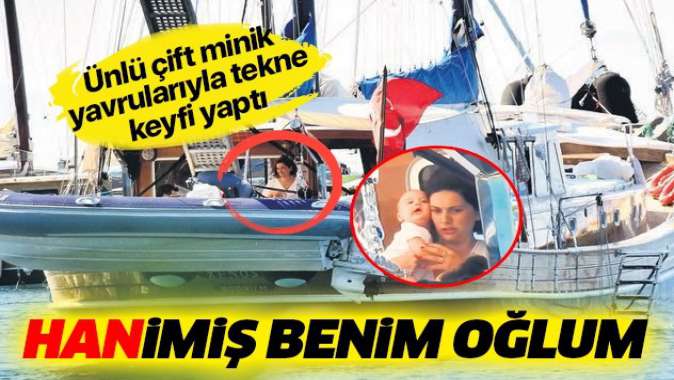 Bergüzar Korel ve Halit Ergençin Ege tatili tam gaz devam