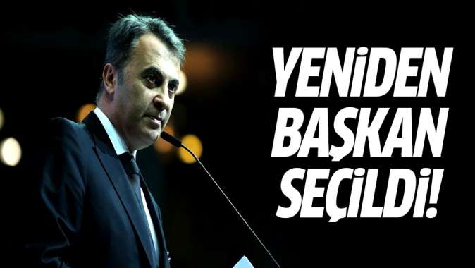 Beşiktaşta Fikret Orman yeniden başkan seçildi