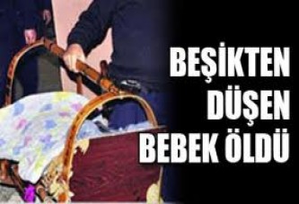 Beşikten Düşen Bebek Öldü