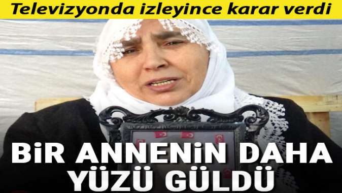 Bir anne daha çocuğuna kavuşuyor