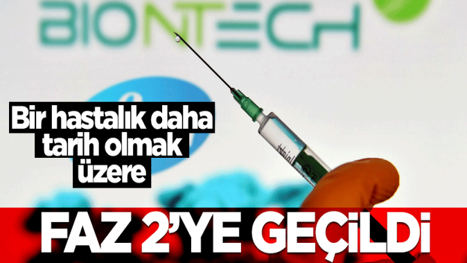 Bir hastalık daha tarihe karışacak! BioNTechin yeni aşısı tamam