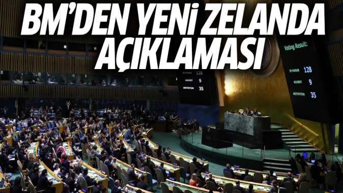 BMden Yeni Zelanda açıklaması