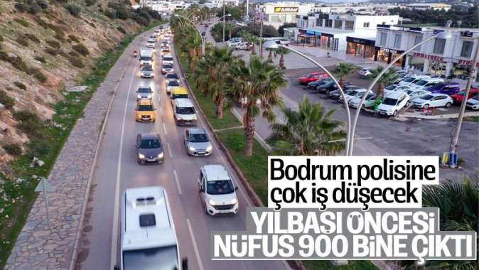 Bodrum’a yılbaşı akını