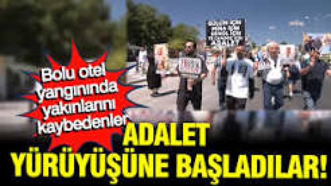 Bolu otel yangınında yakınlarını yitirenler yürüyor: Sadece yas tutmuyoruz