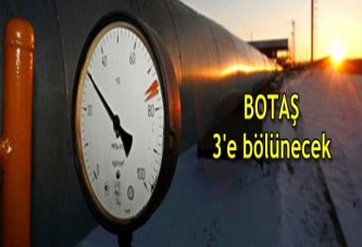 BOTAŞ 3'e bölünecek