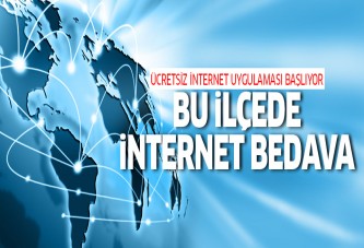 Bu ilçede internet bedava