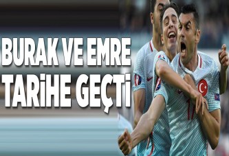 Burak Yılmaz ve Emre Mor tarihe geçti..