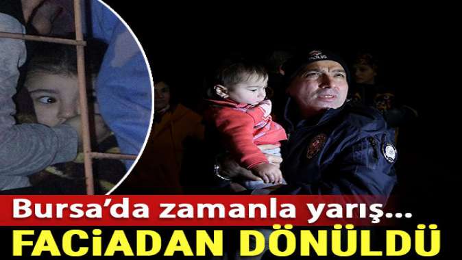 Bursada zamanla yarış... Faciadan dönüldü