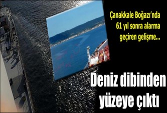 Çanakkale Boğazı'nda gizemli yakıt sızıntısı