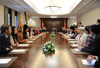 Çankaya Köşkü’ne bahar geldi