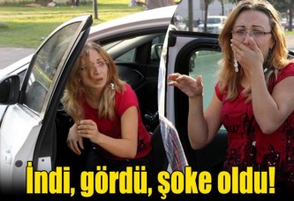 Çarptı, görünce şoke oldu!