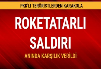 Çatak´da PKK'dan karakola taciz ateşi