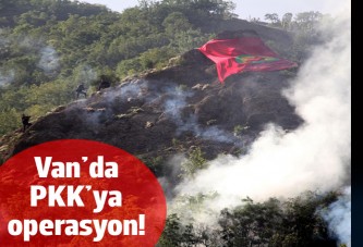 Çatak'ta yol kapatan PKK'ya operasyon