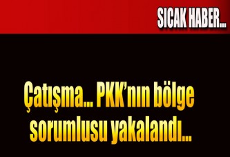 Çatışma... PKK'nın bölge sorumlusu yakalandı