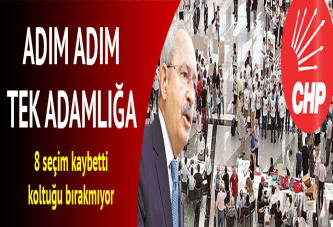 CHP’de adım adım diktatörlüğe