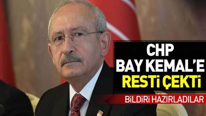 CHP, Kılıçdaroğluna resti çekti.