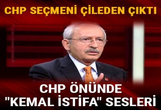 CHP önünde 'Kemal istifa' sesleri