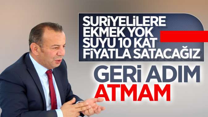 CHP, Suriyelilere suyu 10 katı fiyatla satmaya kararlı