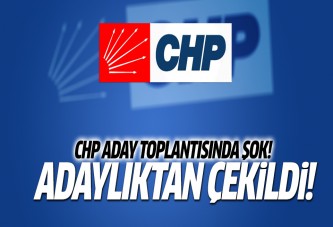 CHP Uşak milletvekili adayı adaylıktan çekildi