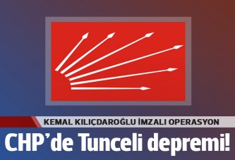 CHP'de Tunceli il yönetimi görevden alındı