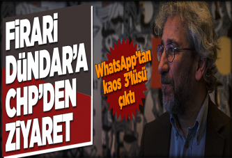 CHP'den firari Can Dündar'a ziyaret.