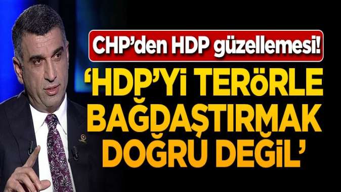 CHPden HDP güzellemesi: HDPyi terörle bağdaştırmak doğru değil