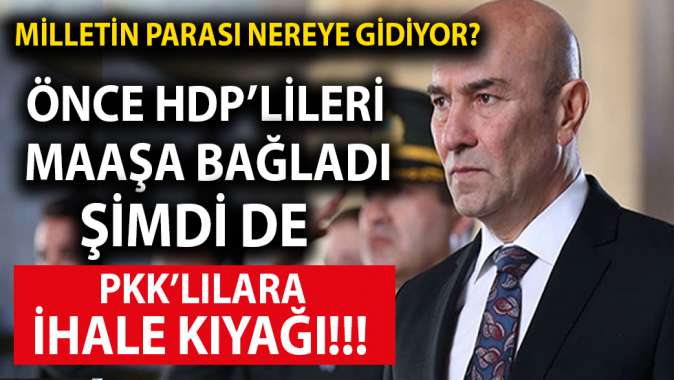 CHPli İzmir Büyükşehir Belediyesinden PKKya ihale kıyağı